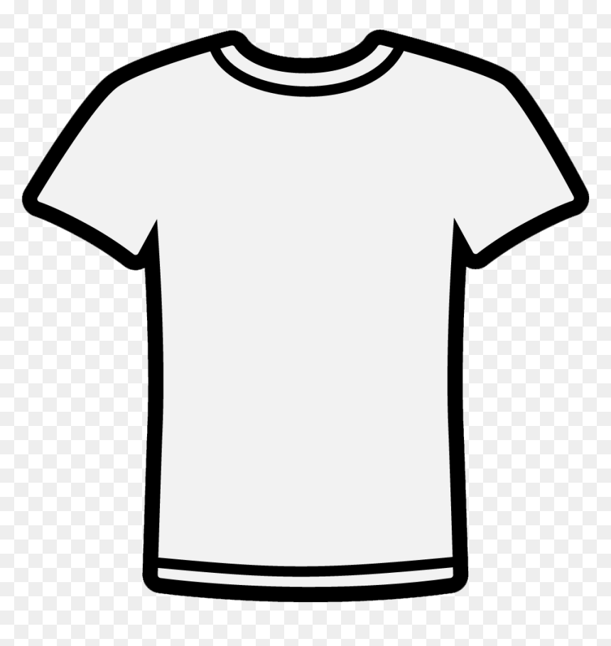T Shirt Clip Art Of A Shirt Clipart Image - T Shirt Clipart, HD Png Download - white shirt png