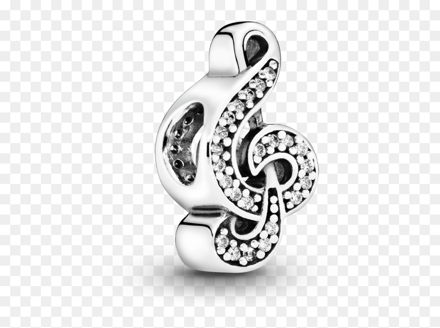 Pandora Charms Musica, HD Png Download - treble clef png