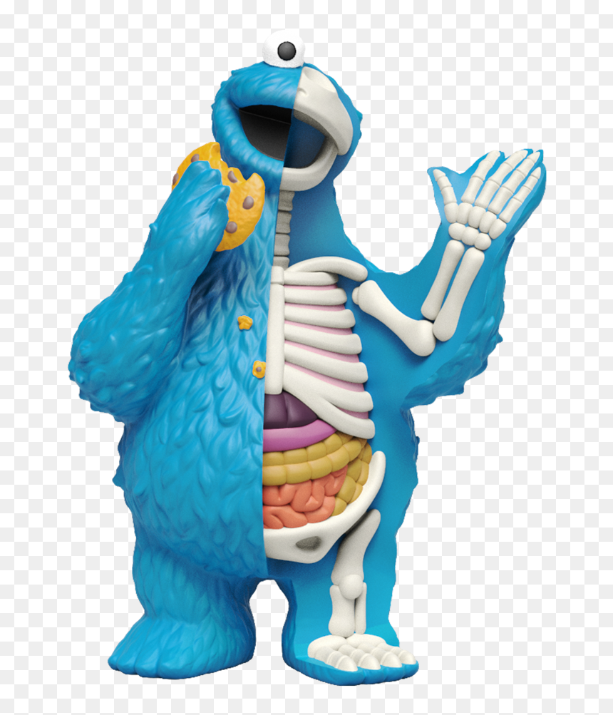 Jason Freeny Cookie Monster, HD Png Download - cookie monster png