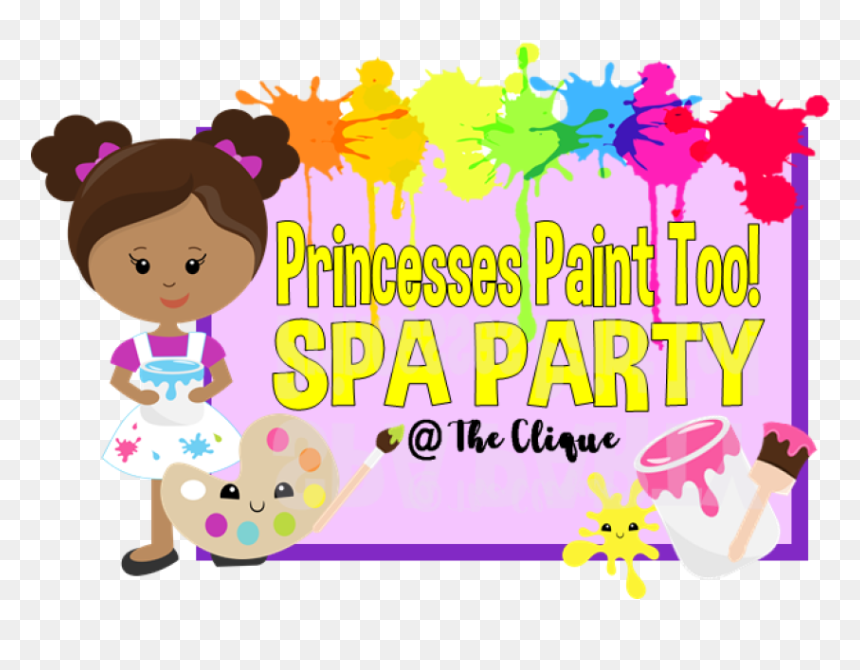 Transparent Spa Party Png - Portable Network Graphics, Png Download - holi colour png