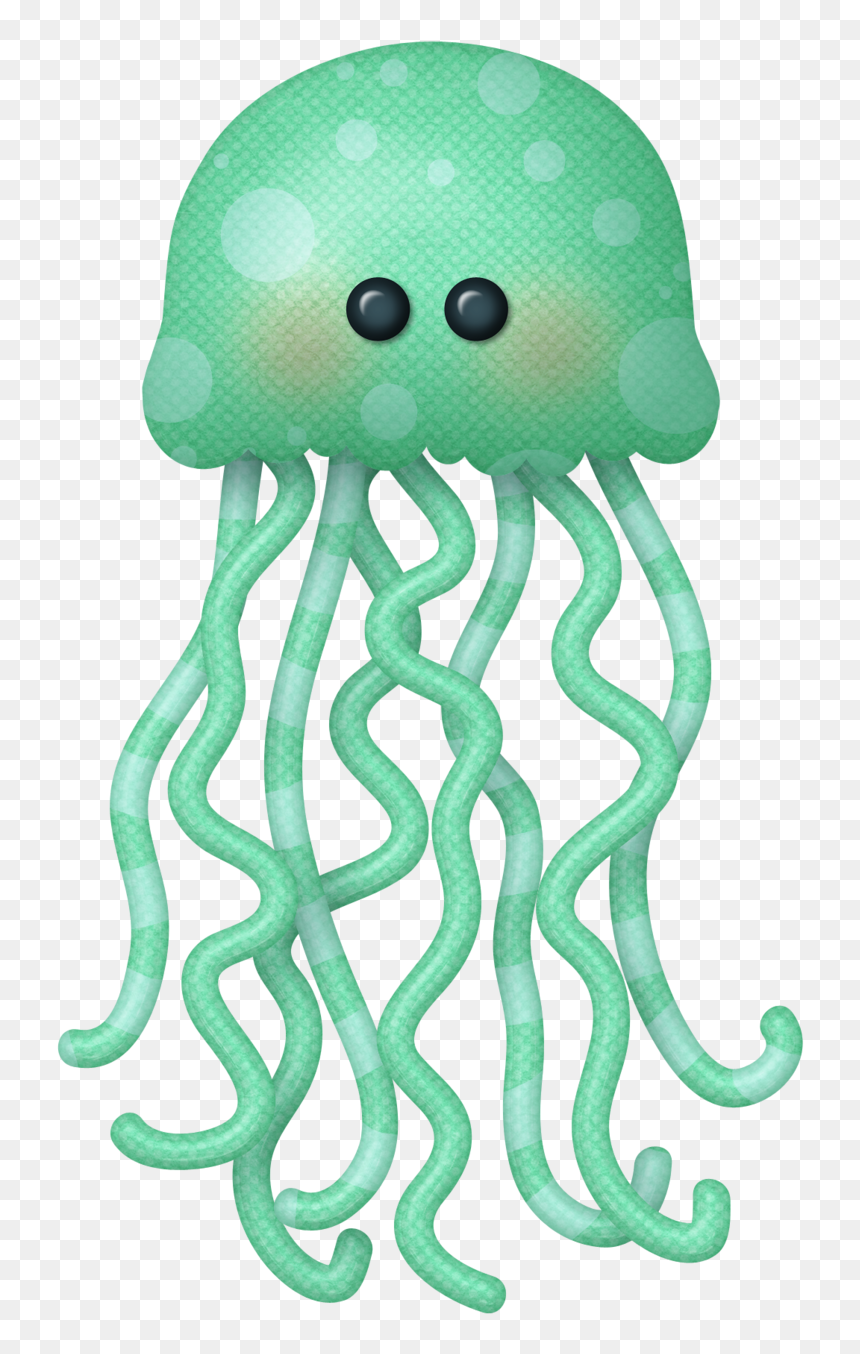 Cute Of Clip Art - Transparent Background Jellyfish Clipart, HD Png Download - jellyfish png