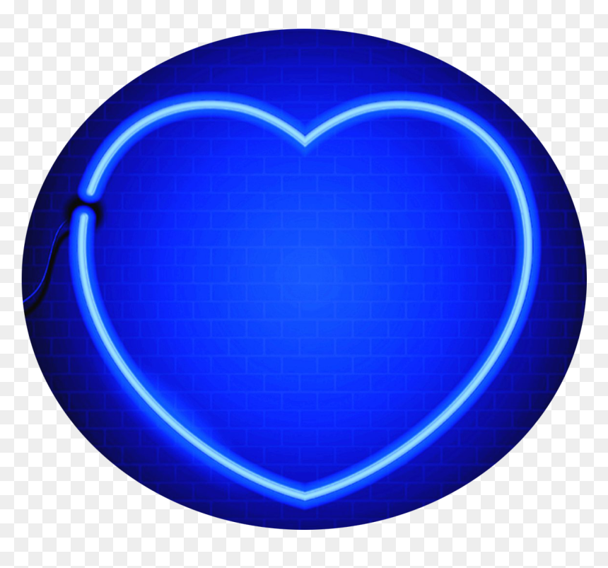 Neon Heart Png Clipart - Circle, Transparent Png - neon png