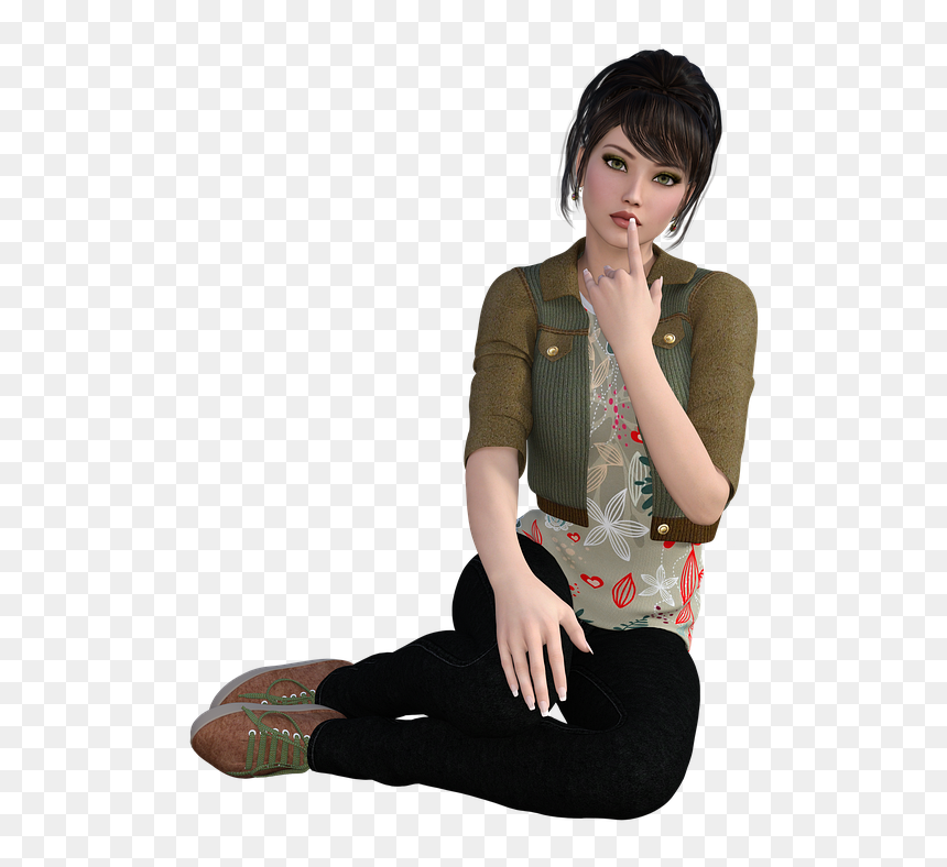 Women Nice Young Isolated Girl Attractive Model - Young Girl Hot Png, Transparent Png - hot girl png