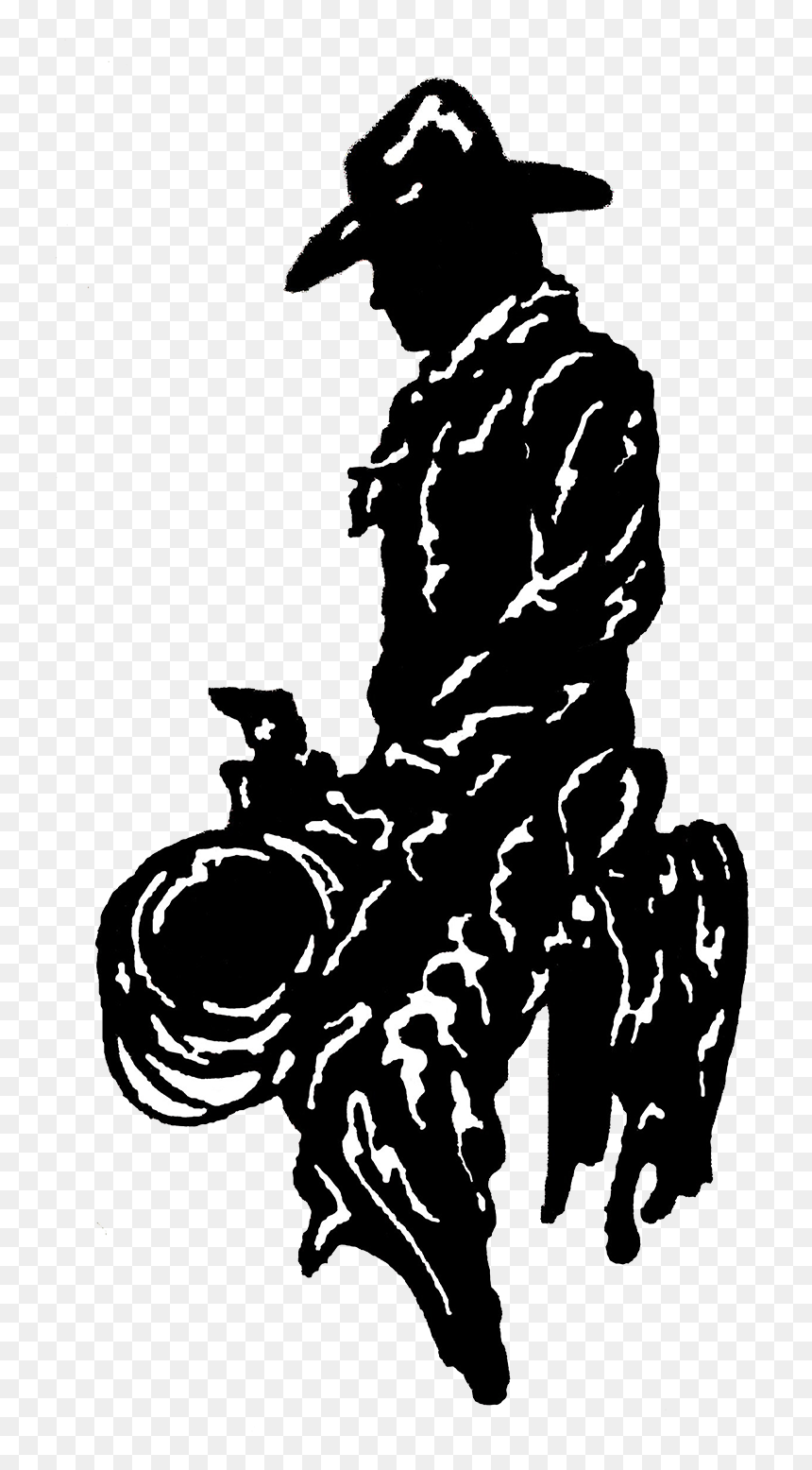 Cowboy Cattle Art Western Wall - Metal Art, HD Png Download - cowboy png