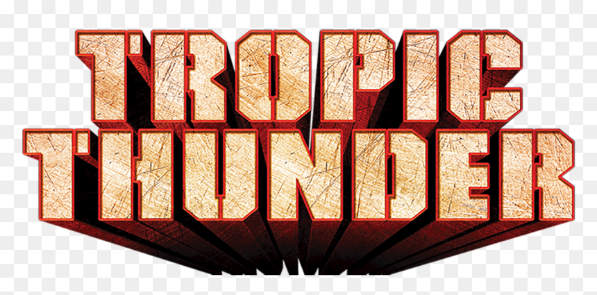 Tropic Thunder Logo, HD Png Download - thunder png