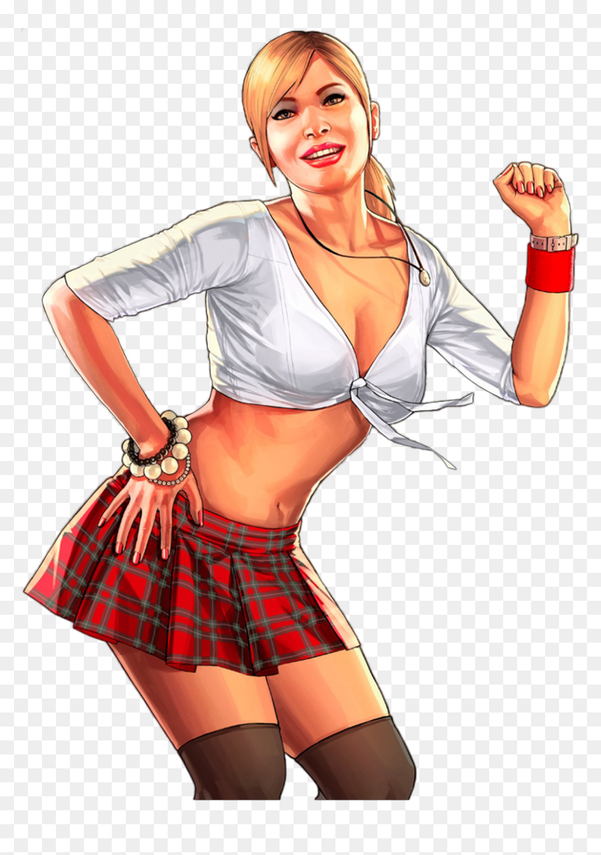 Sexy Girl Render By Ashish Kumar Pin Up Art, Iconic - Tracey De Santa, HD Png Download - sexy girl png