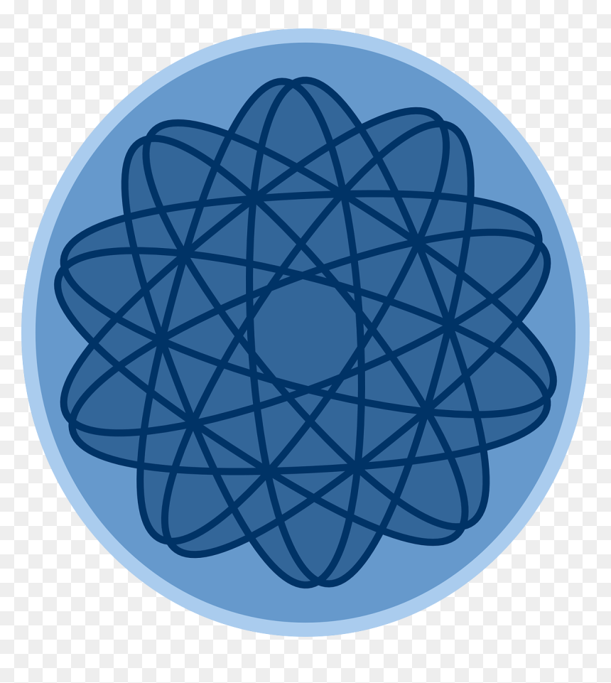 Star Polygon 11, HD Png Download - atom png