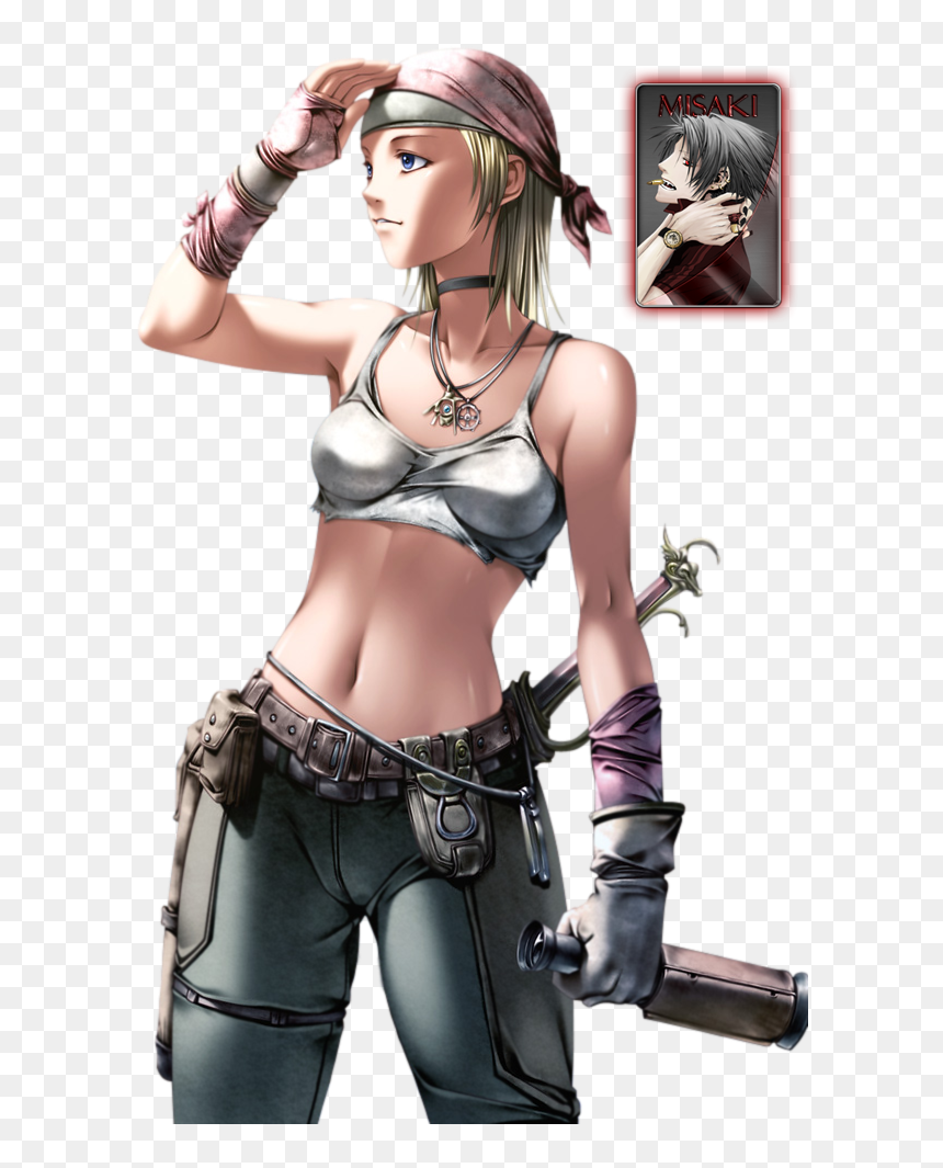 Sexy Pirate Girl Anime, HD Png Download - sexy girl png