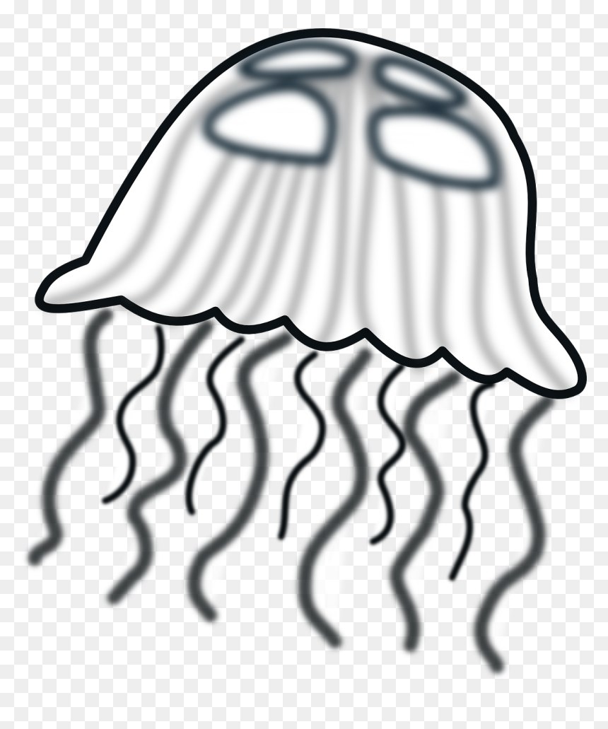 Clip Art Jelly Fish, HD Png Download - jellyfish png