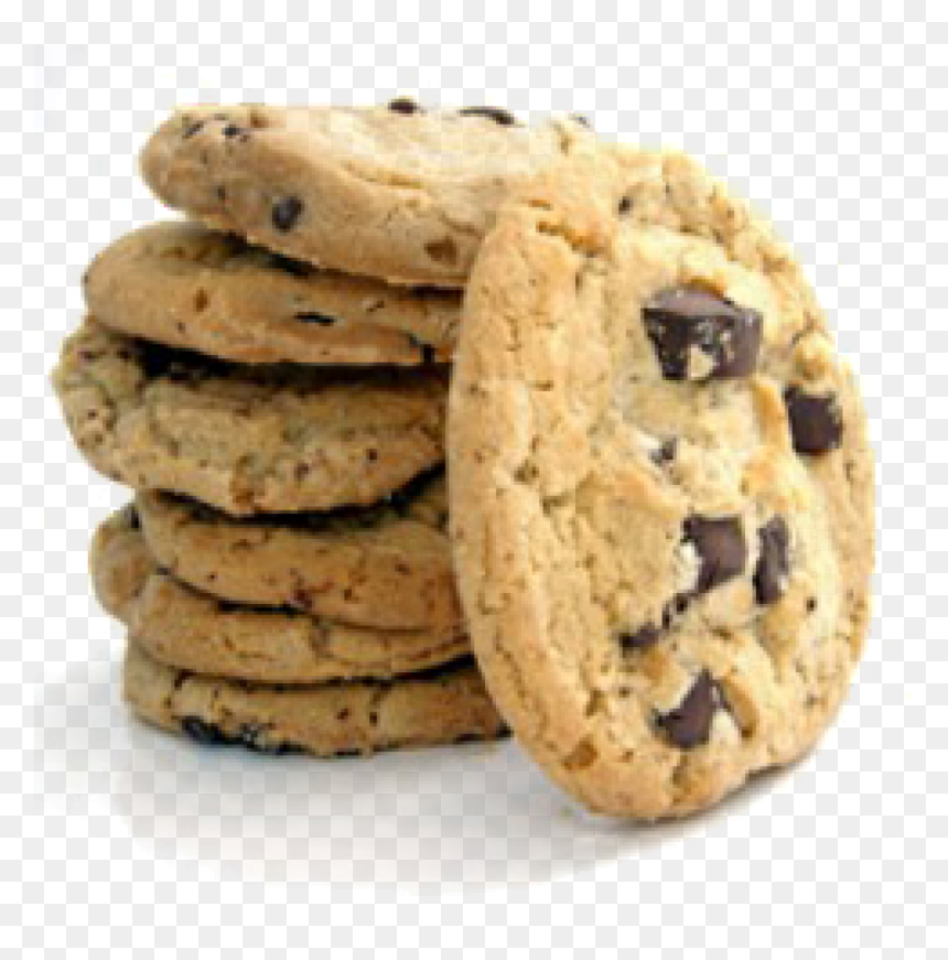 Dipping Items Cookies Fountain - Chocolate Chip Cookies Transparent Background, HD Png Download - cookies png