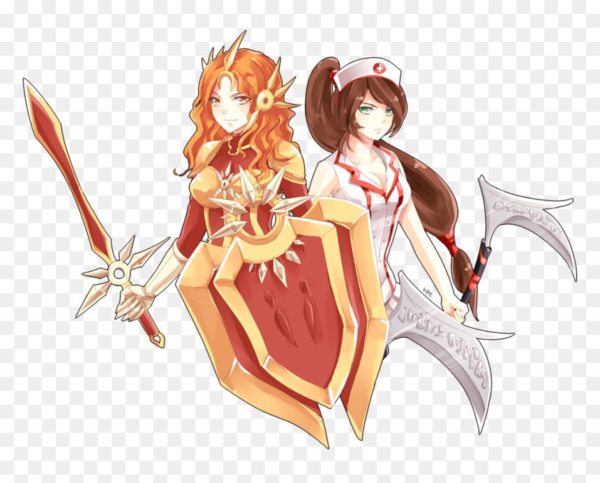 Akali And Leona League Of Legends - Leona League Of Legends Png, Transparent Png - league of legends png