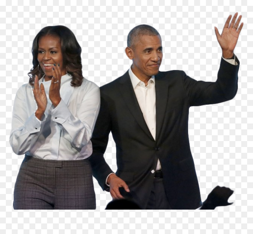 Michelle Obama Y Barack, HD Png Download - obama png