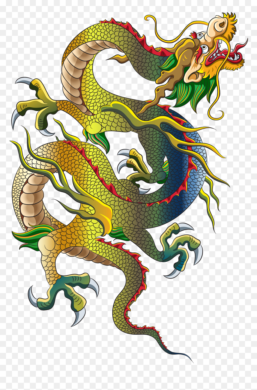 Chinese Dragon Png Clip Art - Chinese Dragon Art Png, Transparent Png - chinese dragon png