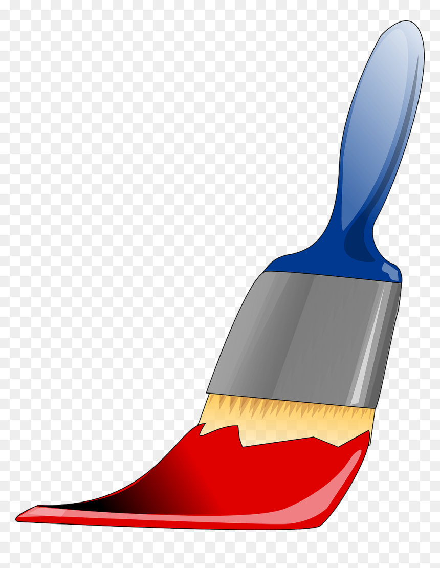 Holi Colours - Paint Brush Clip Art, HD Png Download - holi colour png