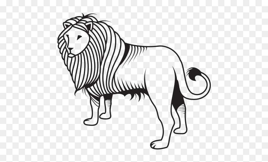 Vector Graphics, HD Png Download - lion head png