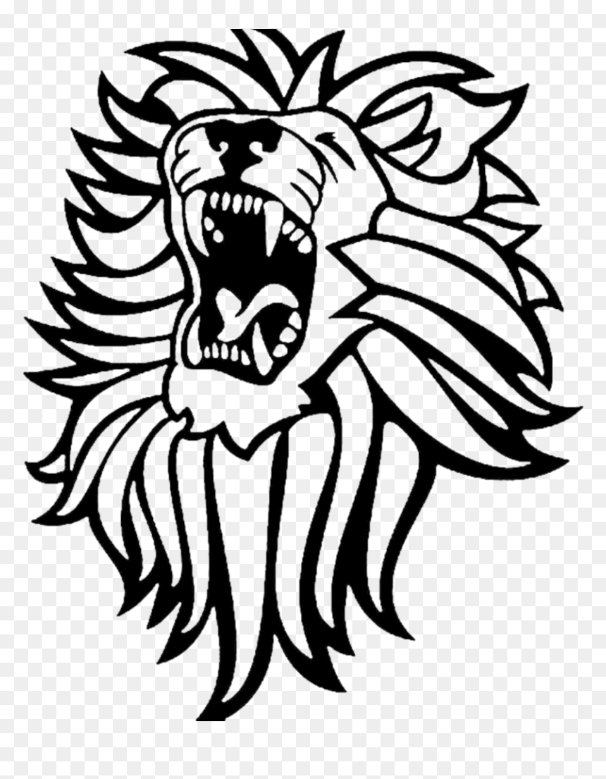 Lioness Roar Png Hd - Vector Lion Roaring Png, Transparent Png - lion head png