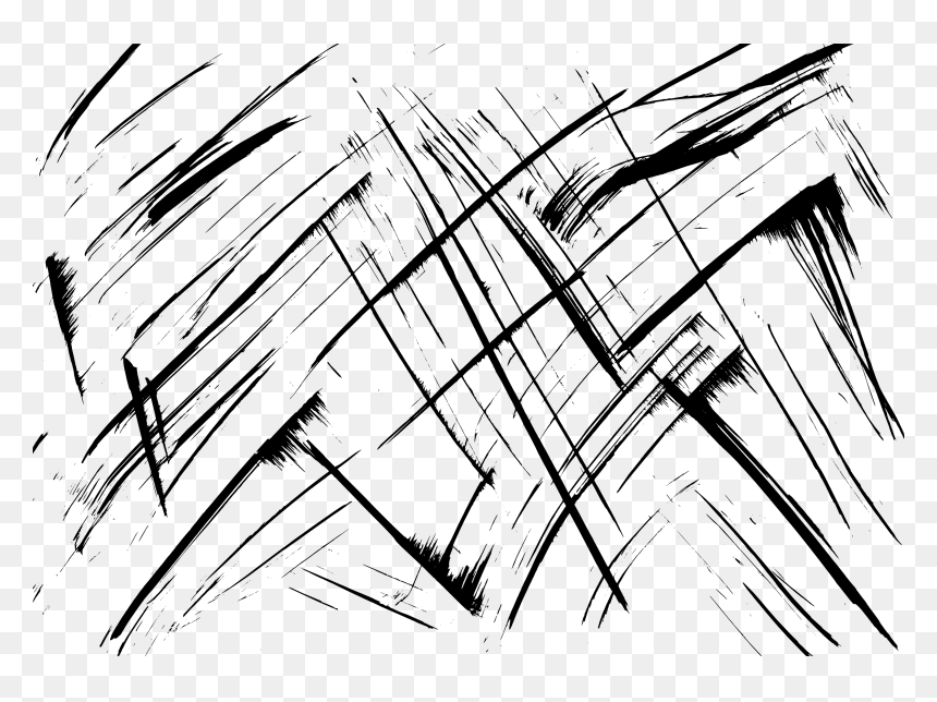 Black And White Scratch, HD Png Download - eyebrow png