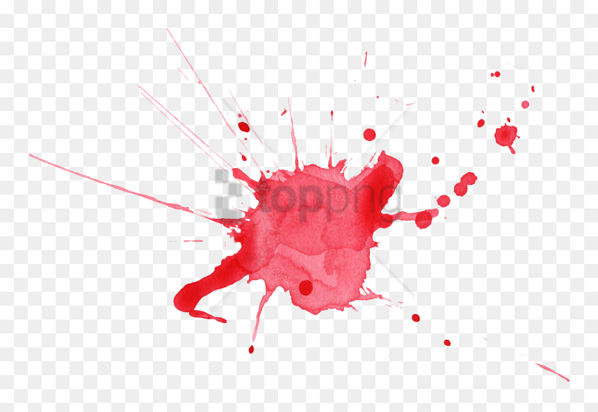 Thumb Image - Png Splatter Watercolor Red, Transparent Png - watercolor splash png