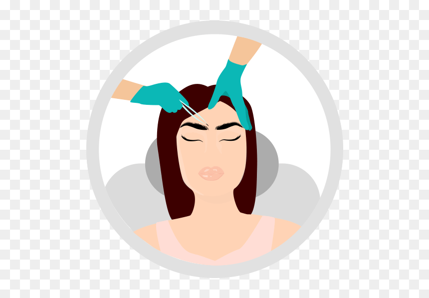 Eyebrow Transplant Animation, HD Png Download - eyebrow png