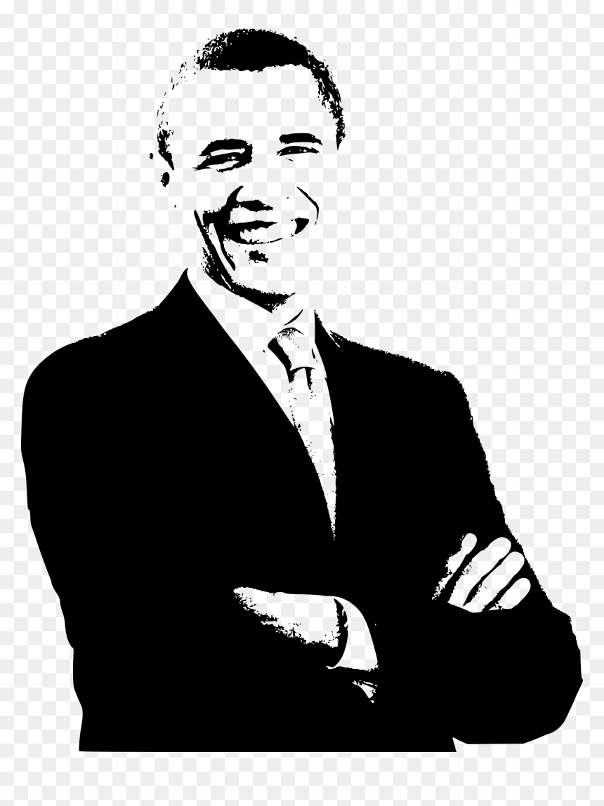 Barack Obama Print Clip Arts - Barack Obama Clip Art, HD Png Download - obama png