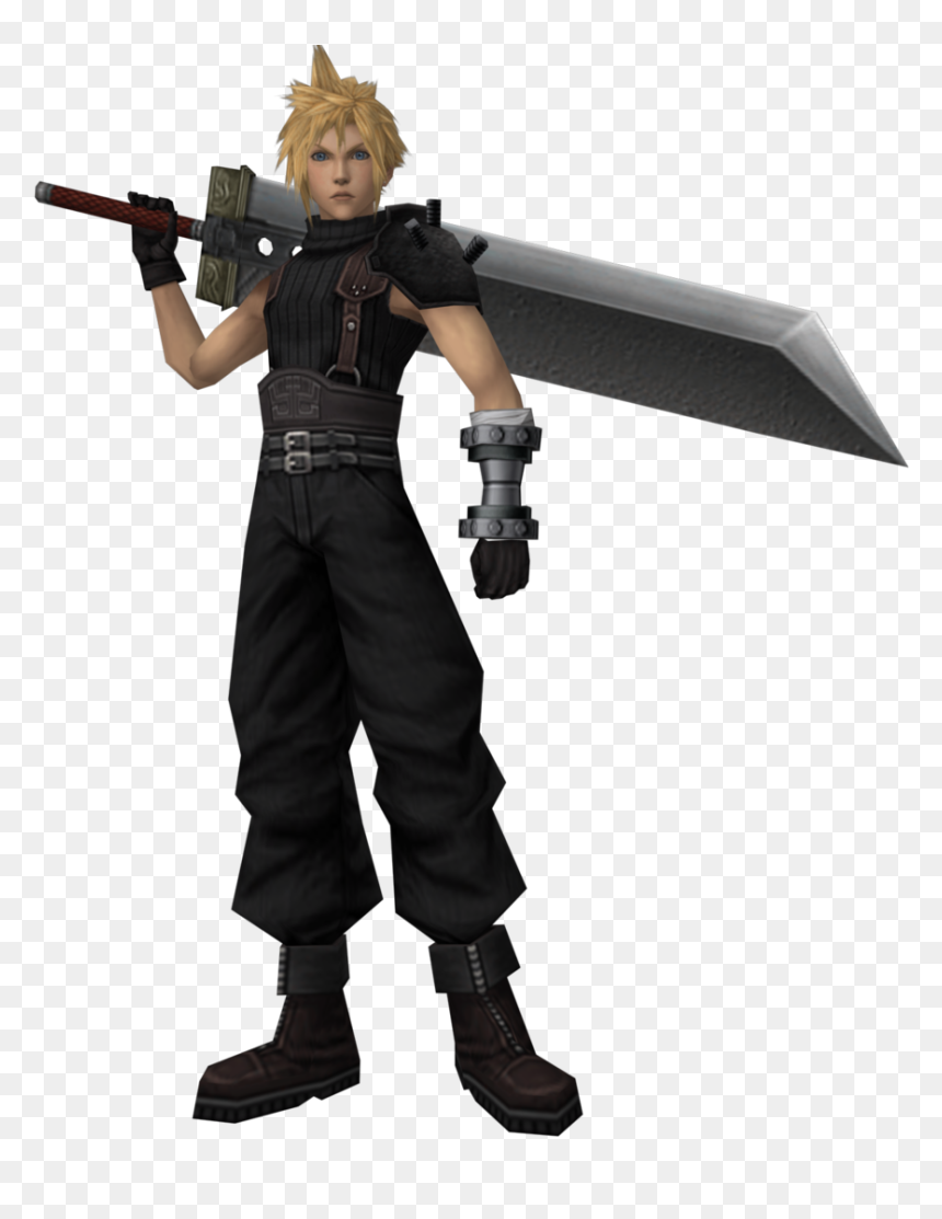 Thumb Image - Cloud Strife Mmd Model, HD Png Download - cloud strife png