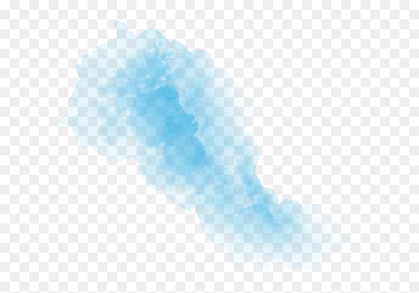 Blue Watercolor Transparent Sky, HD Png Download - watercolor splash png