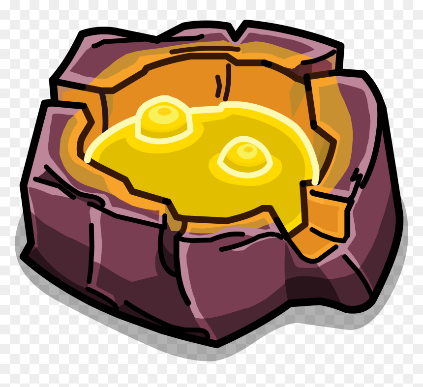 Club Penguin Wiki - Lava Clipart, HD Png Download - puddle png