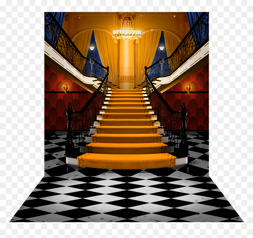 3 Dimensional View Of - Stairs, HD Png Download - stairs png