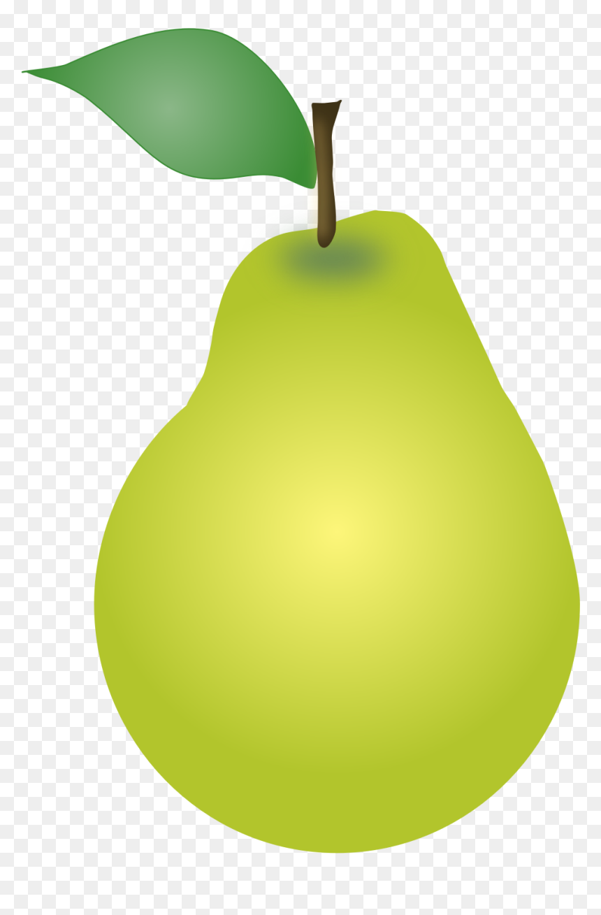 Svg Big Image Png - Clip Art Fruit Pear, Transparent Png - pear png