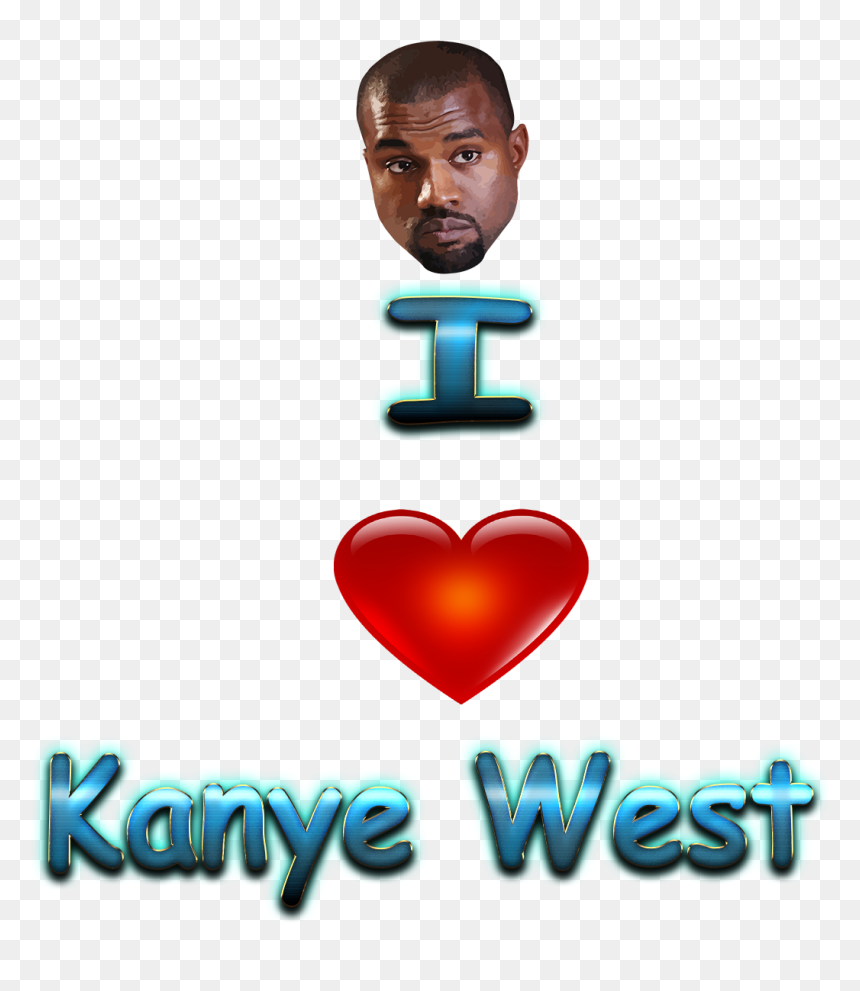 Kanye West Png Images Download - Heart, Transparent Png - kanye west png