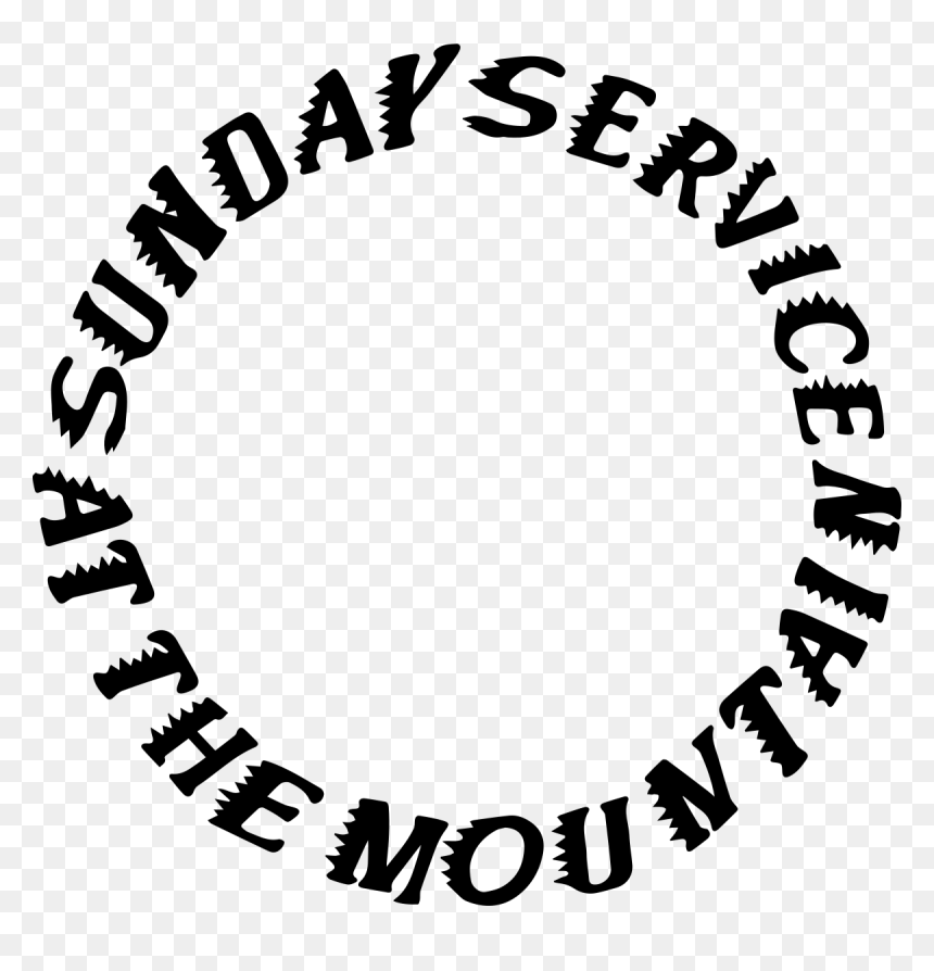 Sunday Service At The Mountain, HD Png Download - kanye west png