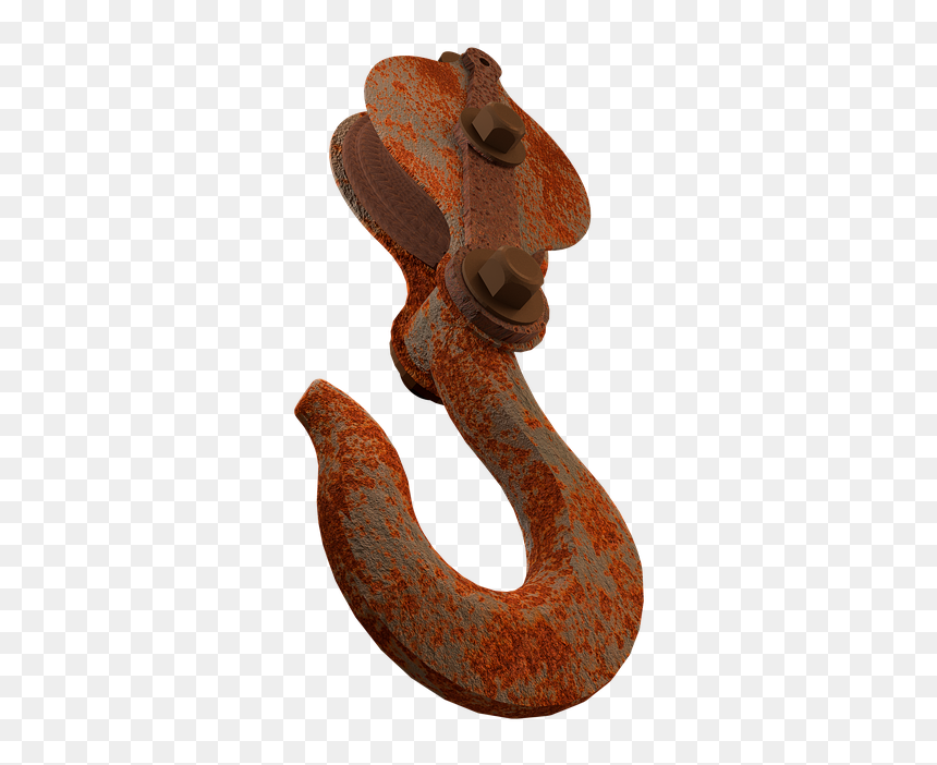 Hook Crane Rust, HD Png Download - rust png