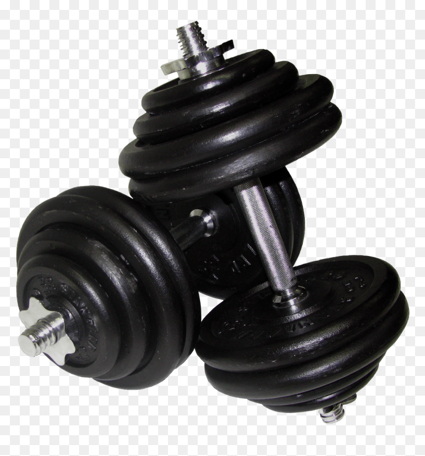 Dumbbells Black - Dumbbells Png, Transparent Png - dumbbell png