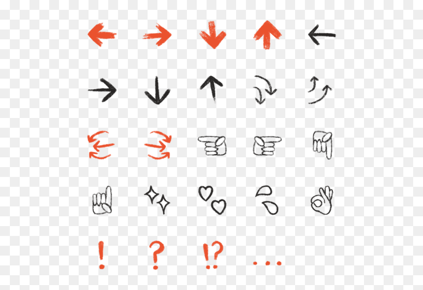 Colorfulness, HD Png Download - hand drawn arrow png