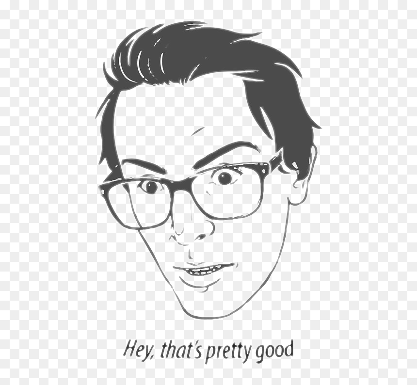 Idubbbz Ayy That"s Pretty Good Clipart , Png Download - Idubbbz Drawing, Transparent Png - idubbbz png