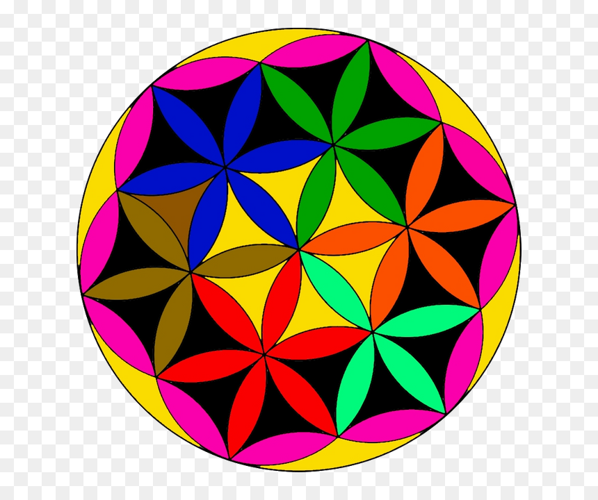 Flower Of Life Clipart , Png Download - Circle, Transparent Png - flower of life png