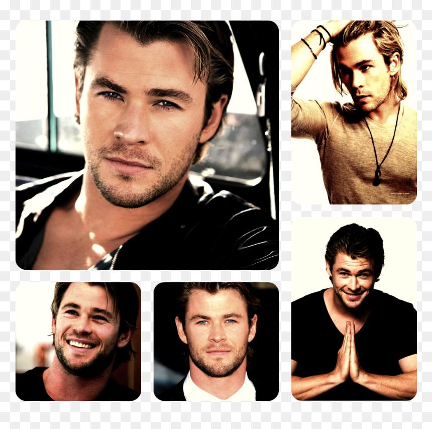 Another Set Of Chris Hemsworth Pics - Chris Hemsworth Sexy Collage, HD Png Download - chris hansen png