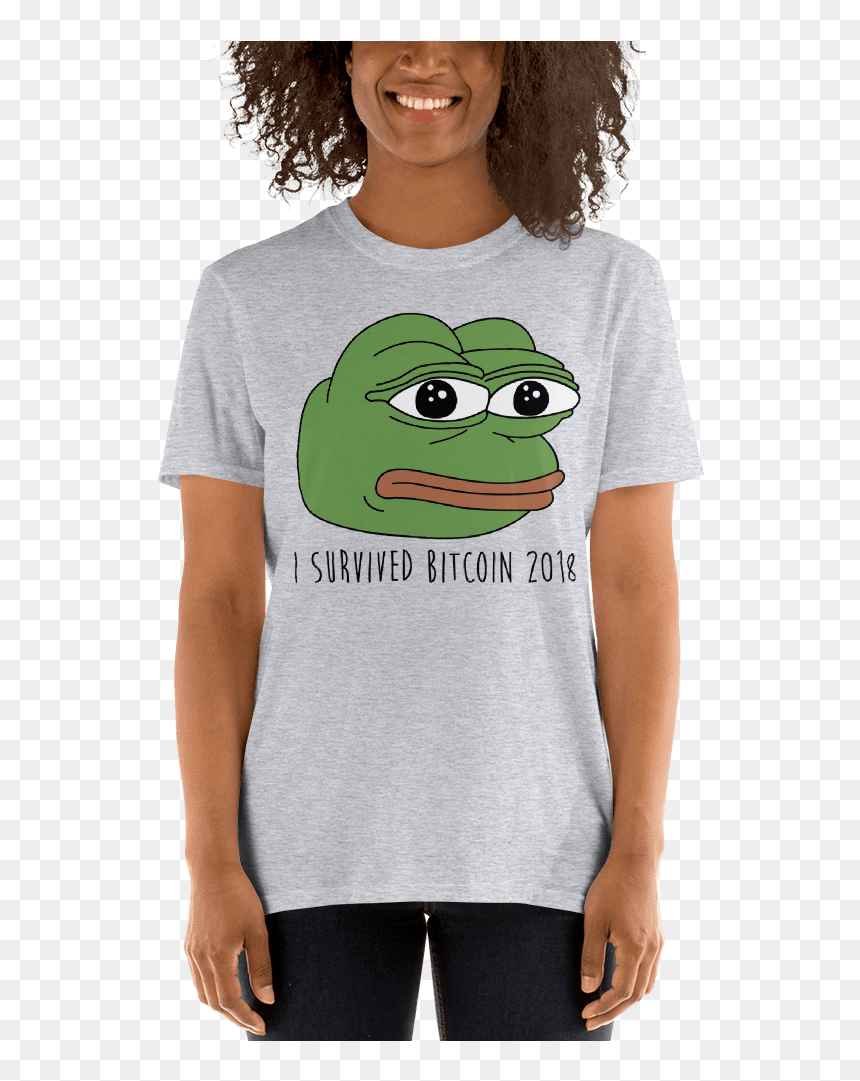 Feelsbadman Bitcoin 2018 Bear Market Short Sleeve Unisex - T-shirt, HD Png Download - feelsbadman png
