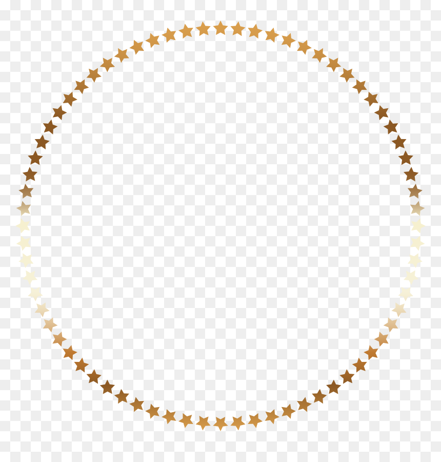 Stars Png Round Border Frame , Png Download, Transparent Png - gold stars png