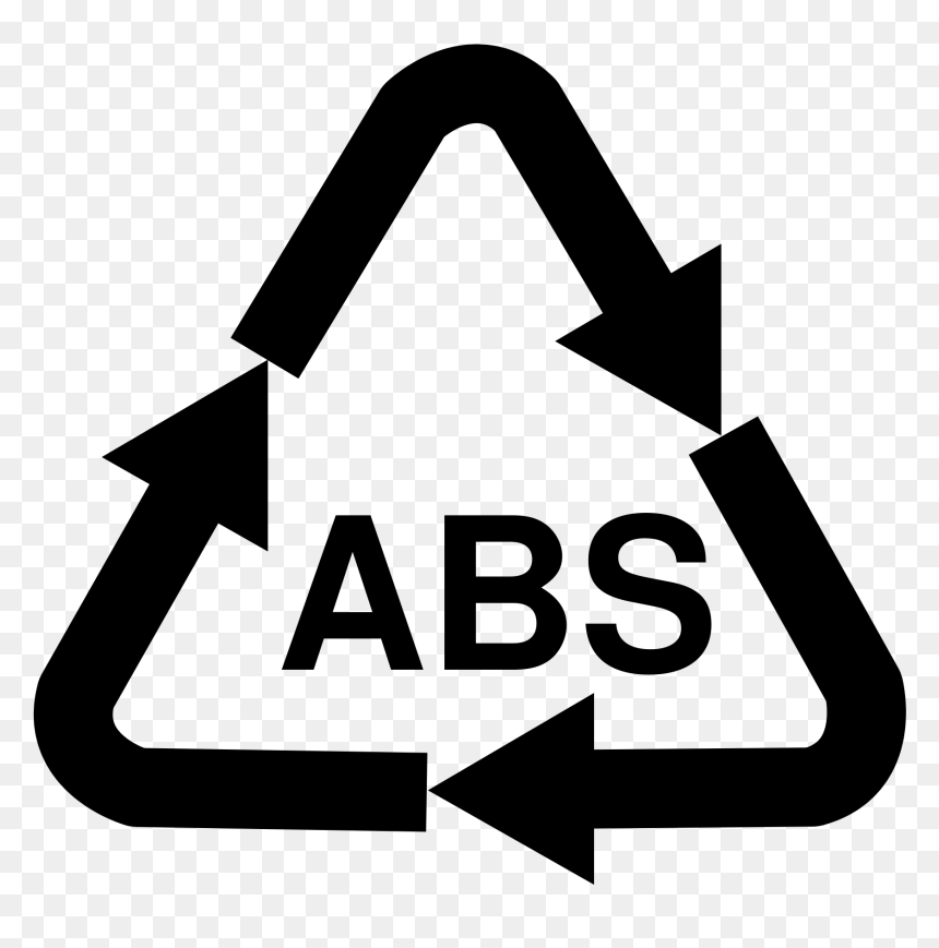 File - Recycle-san - Acrylonitrile Butadiene Styrene Symbol, HD Png Download - recycle png