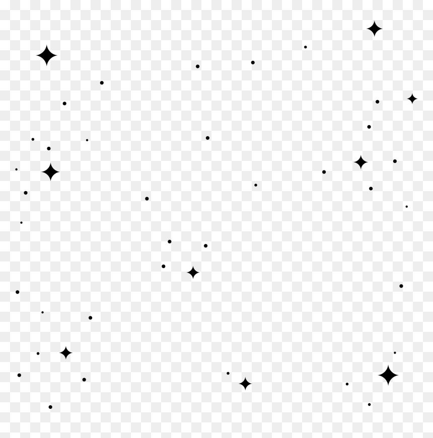 Transparent Black Stars - Illustration, HD Png Download - white stars png