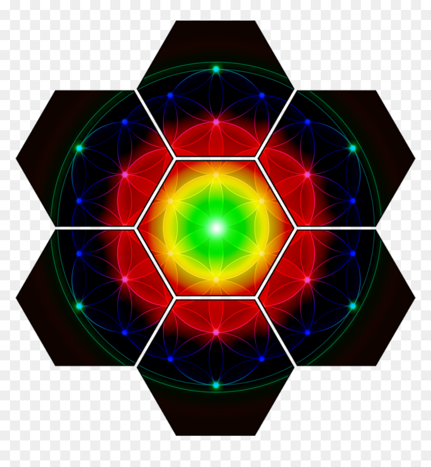 Flower Of Life 7 Hexagon Beneficial Subtle Energy Generator - Benefits Of Process Optimisation, HD Png Download - flower of life png