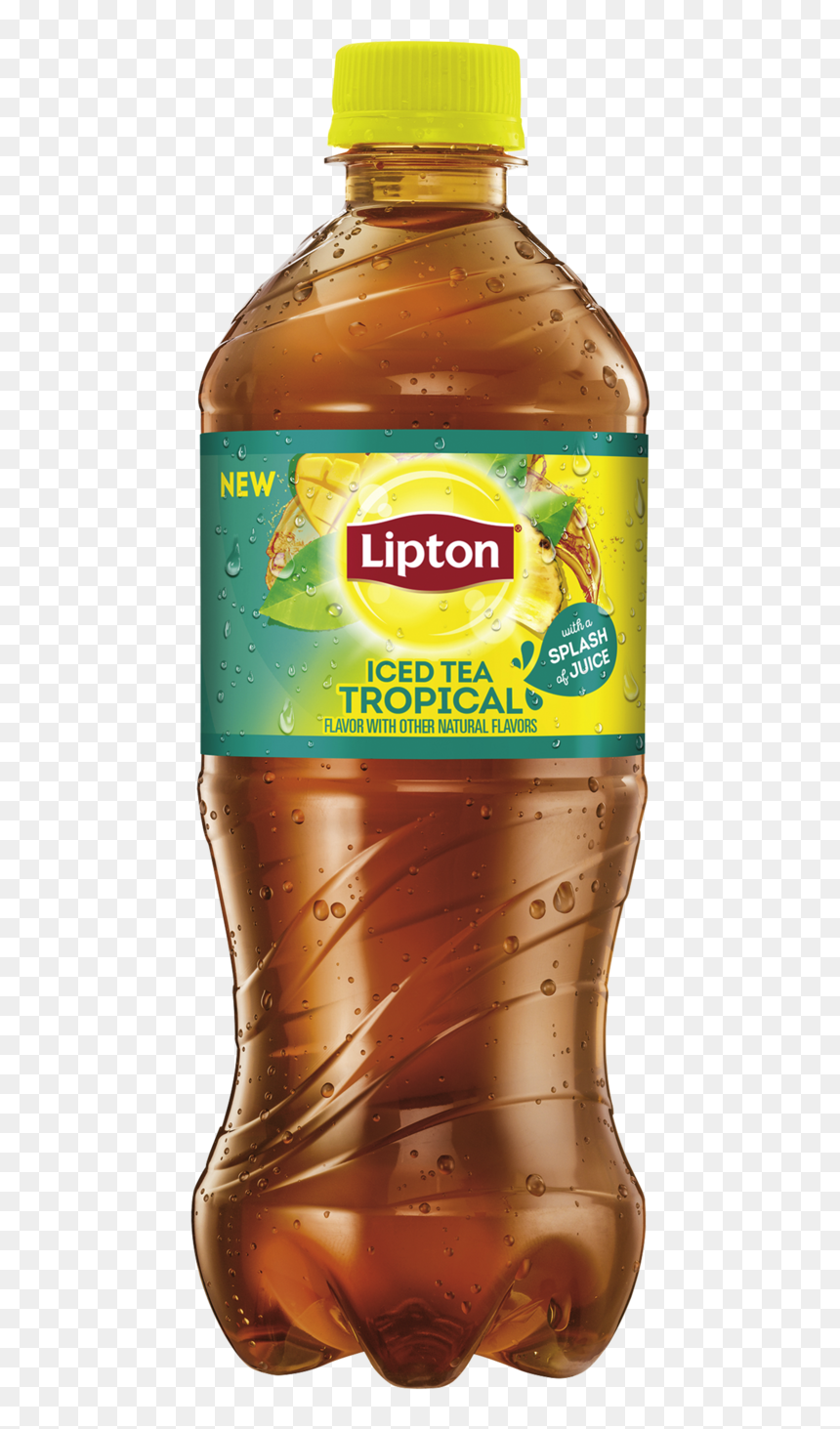 Black Iced Tea With A Splash Of Juice Tropical, HD Png Download - watercolor splash png