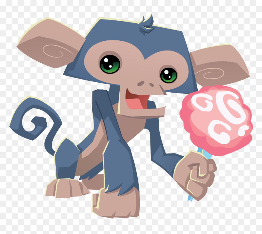 Cotton Candy Png - Mono Animal Jam, Transparent Png - cotton candy png