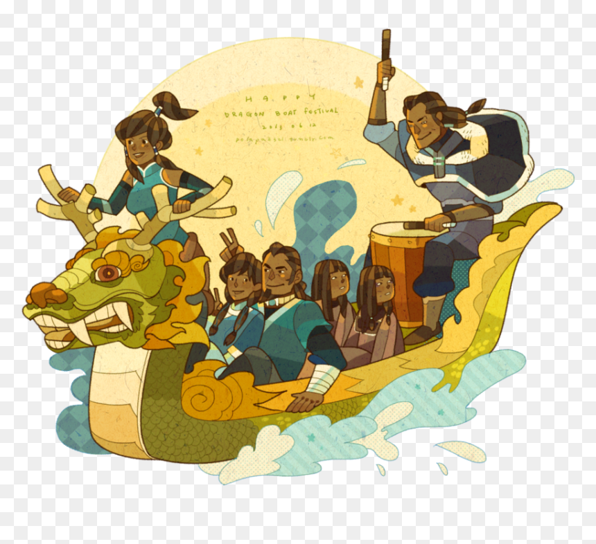 Transparent Asian Dragon Png - Dragon Boat Festival Anime, Png Download - chinese dragon png