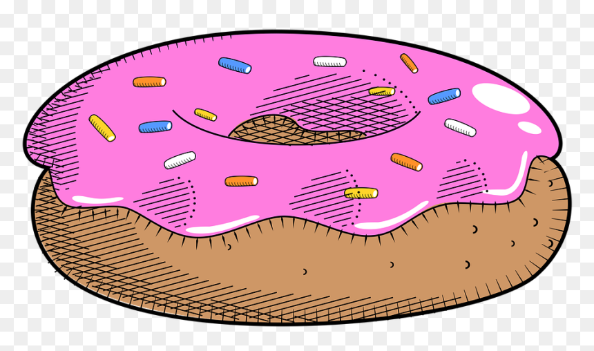 Doughnut, HD Png Download - sprinkles png