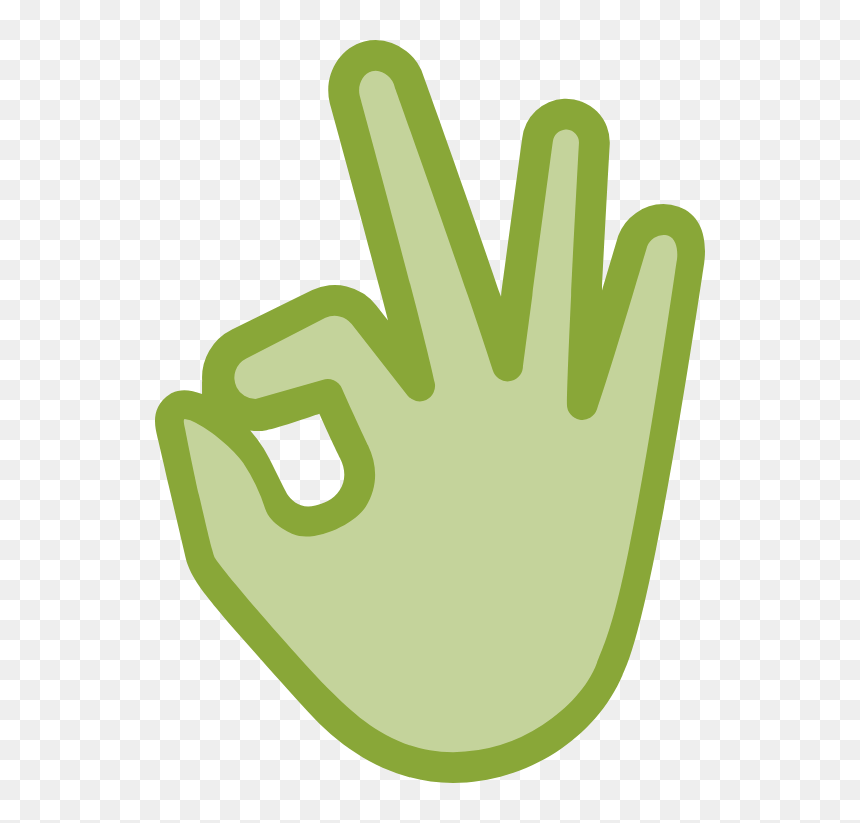Sign, HD Png Download - ok hand png