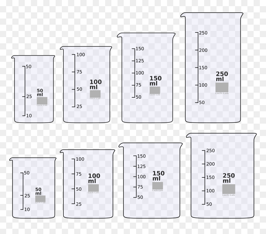 250 Ml Clip Arts - Millilitre Png, Transparent Png - beaker png