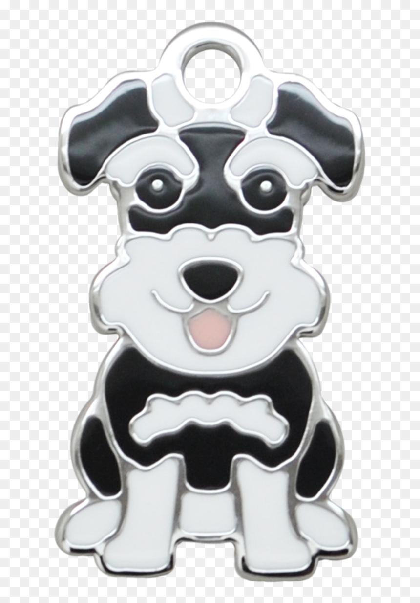 Schnauzer Sm Dog Bone - Dog, HD Png Download - dog bone png