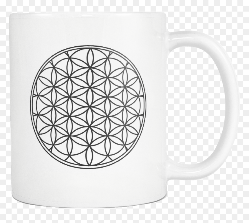 Sacred Geometry Mugs - Sincronicità Libro, HD Png Download - flower of life png